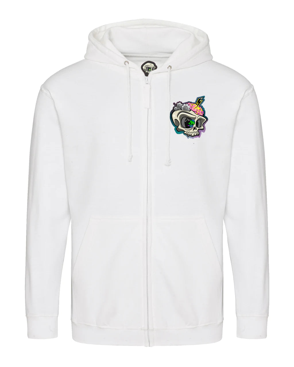 Epliepsy Mental Health Awareness Full Zip Hoodie By Unsubtle Skulls
