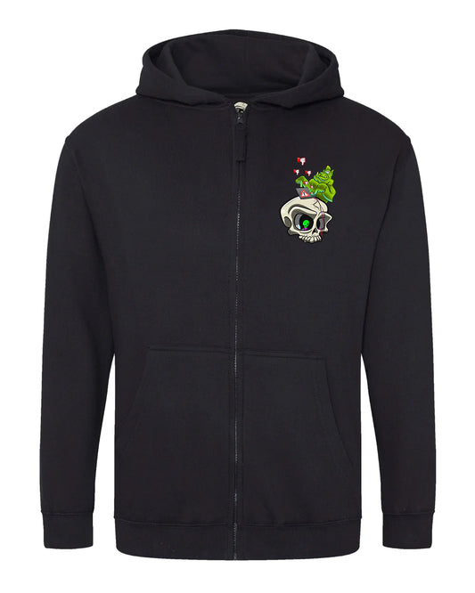 Kids Internet Troll Mental Health Awareness Full Zip Hood By Unsubtle Skulls