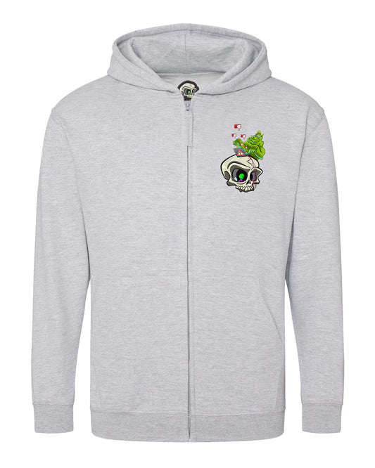 Kids Internet Troll Mental Health Awareness Full Zip Hood By Unsubtle Skulls