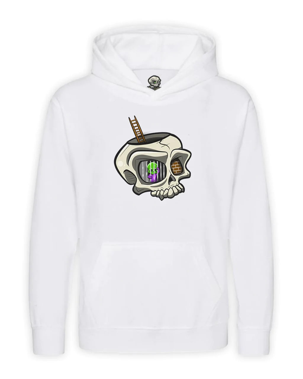 Kids Anxiety Mental Health Awareness Hoodie By Unsubtle Skulls