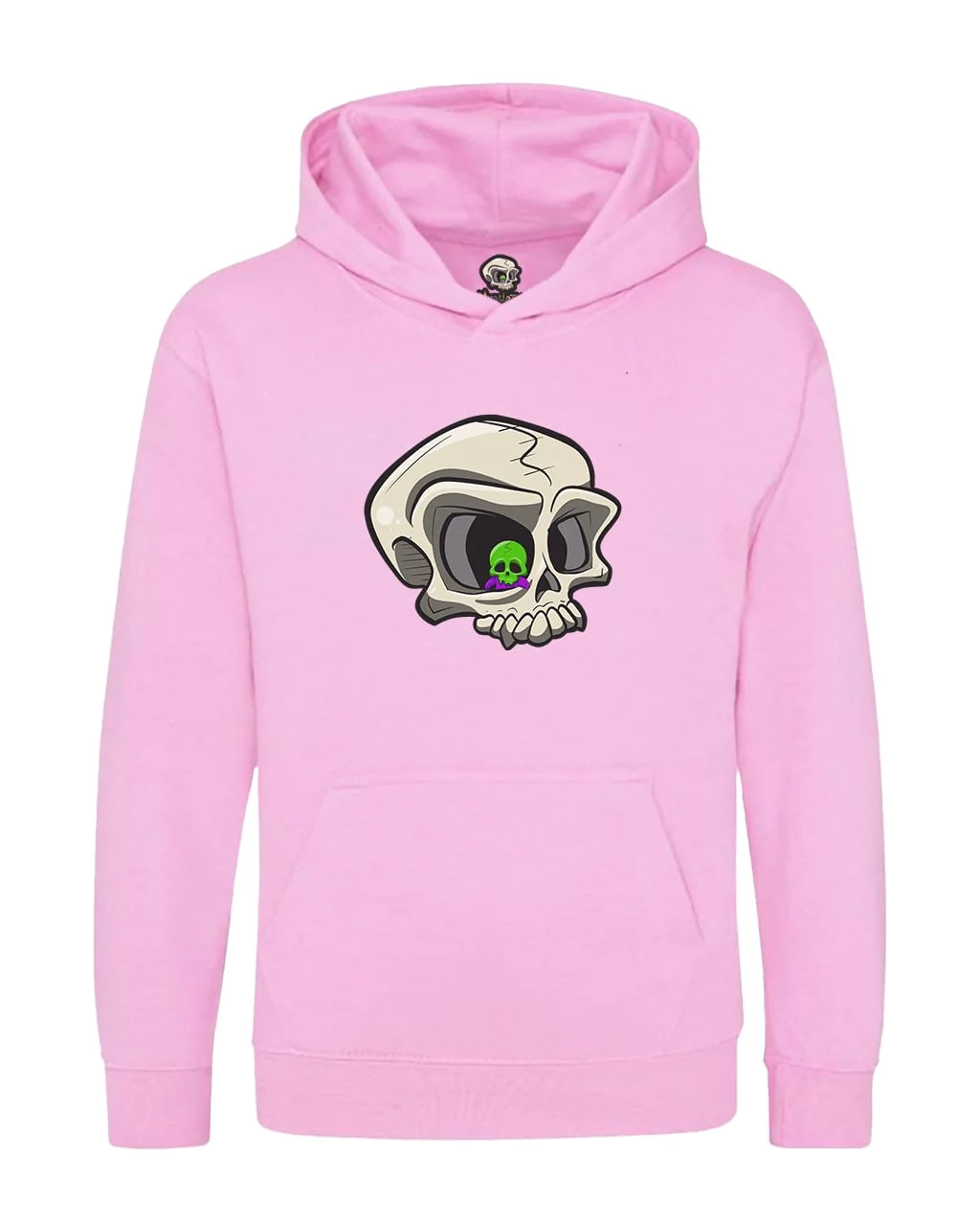Kids Original Skull Mental Health Awareness Hoodie By Unsubtle Skulls