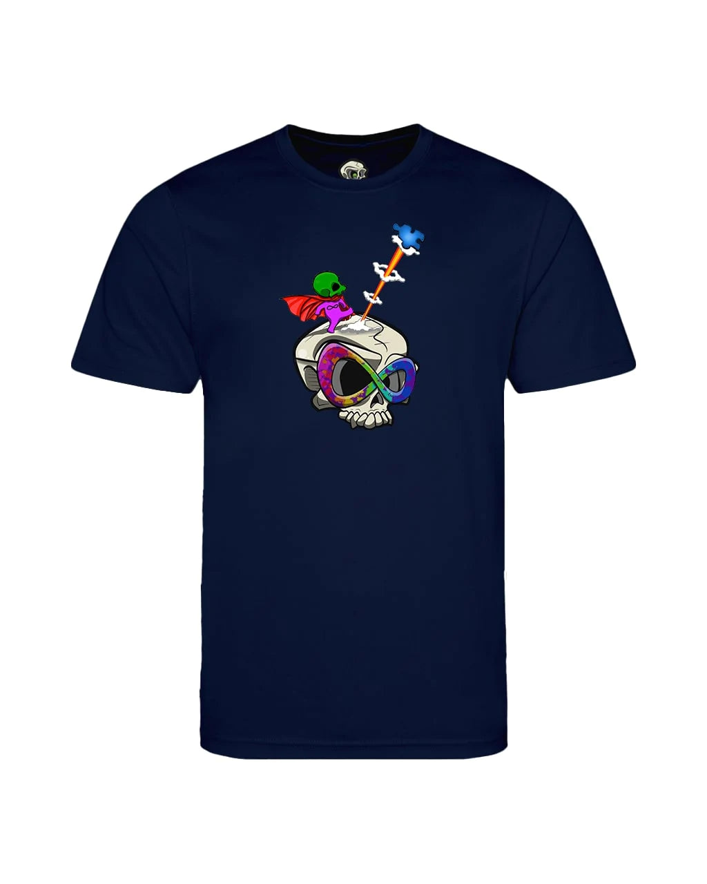 Kids Autism Mental Health Awareness T-Shirt By Unsubtle Skulls