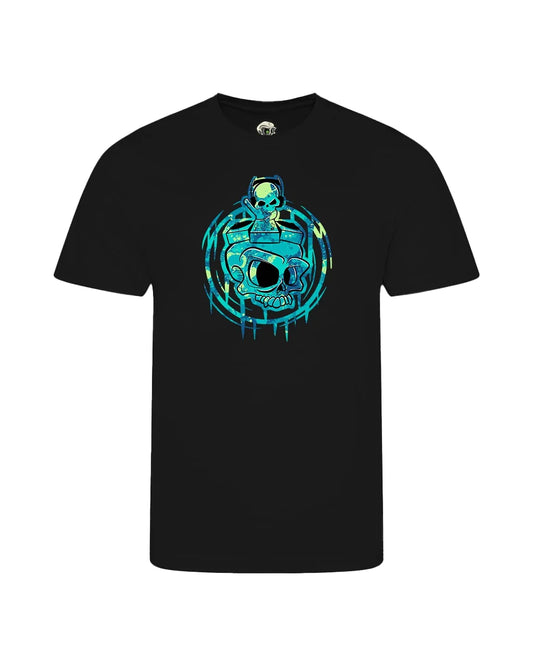 Kids DJ Skull Mental Health Awareness T-Shirt By Unsubtle Skulls
