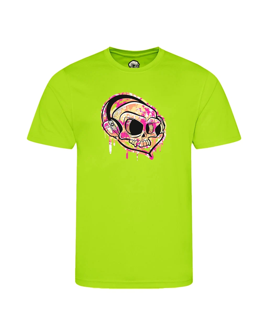 Kids Headphones Mental Health Awareness T-Shirt By Unsubtle Skulls