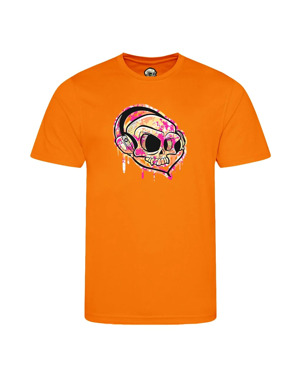 Kids Headphones Mental Health Awareness T-Shirt By Unsubtle Skulls