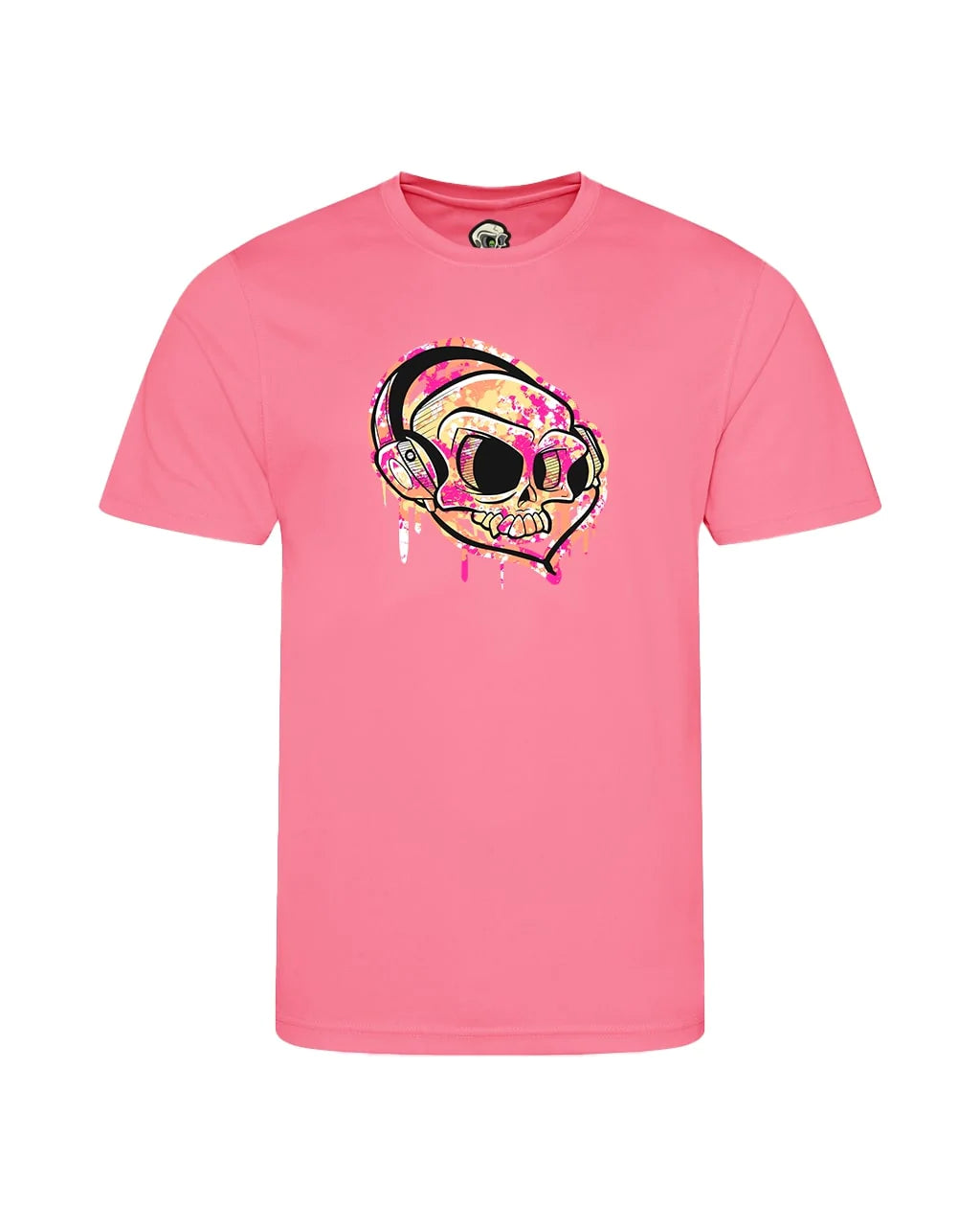 Kids Headphones Mental Health Awareness T-Shirt By Unsubtle Skulls