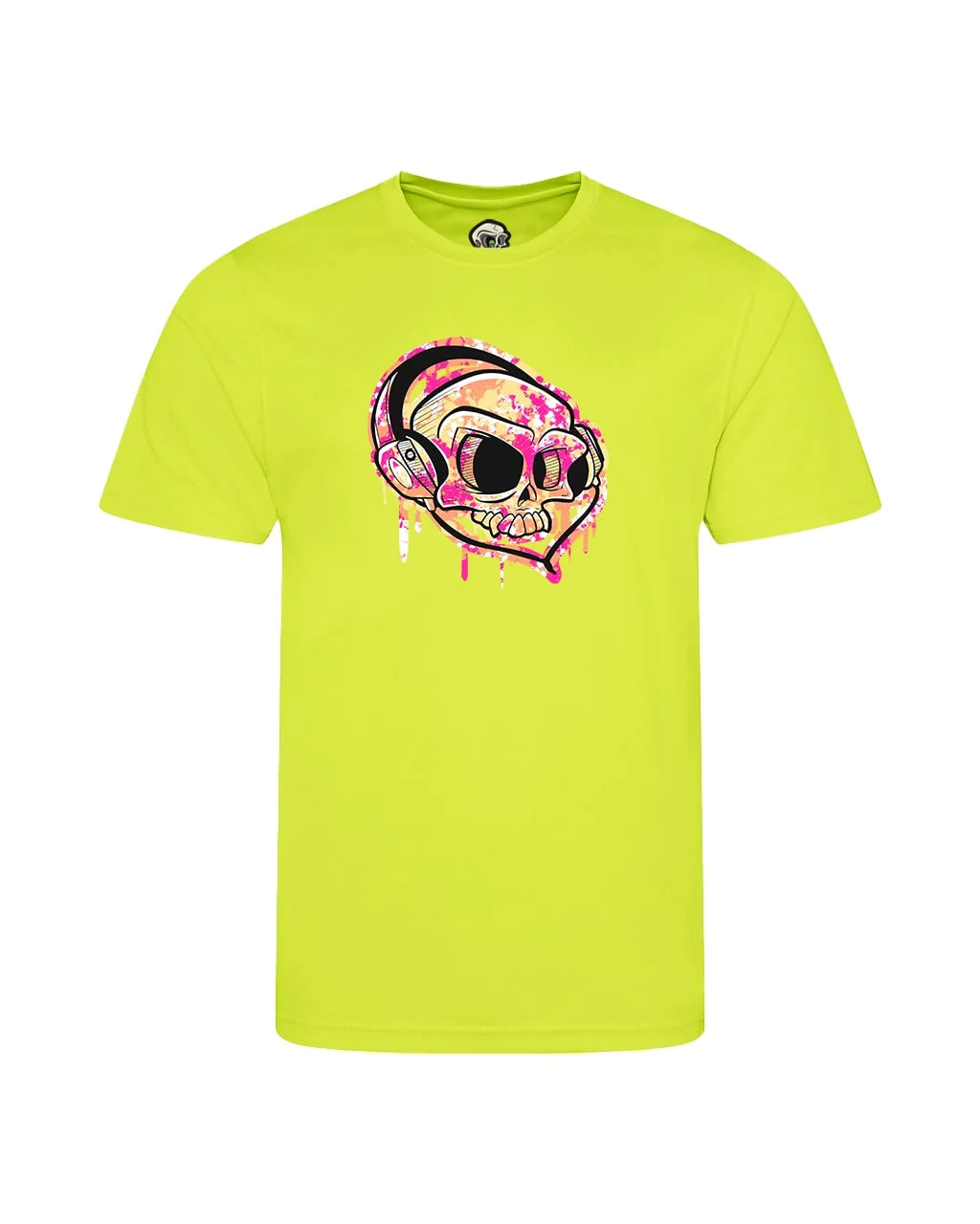 Kids Headphones Mental Health Awareness T-Shirt By Unsubtle Skulls