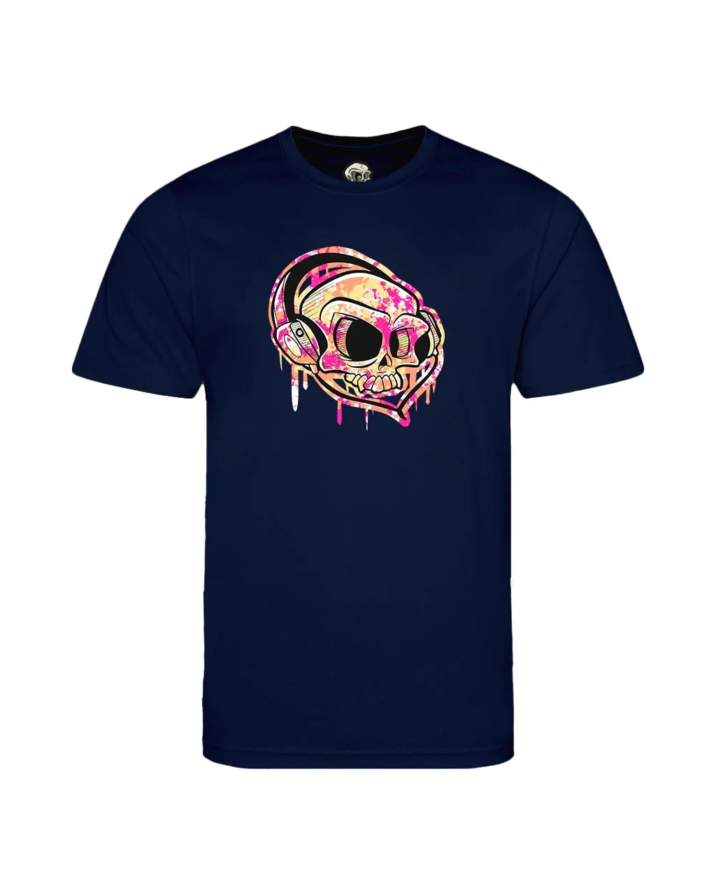 Kids Headphones Mental Health Awareness T-Shirt By Unsubtle Skulls