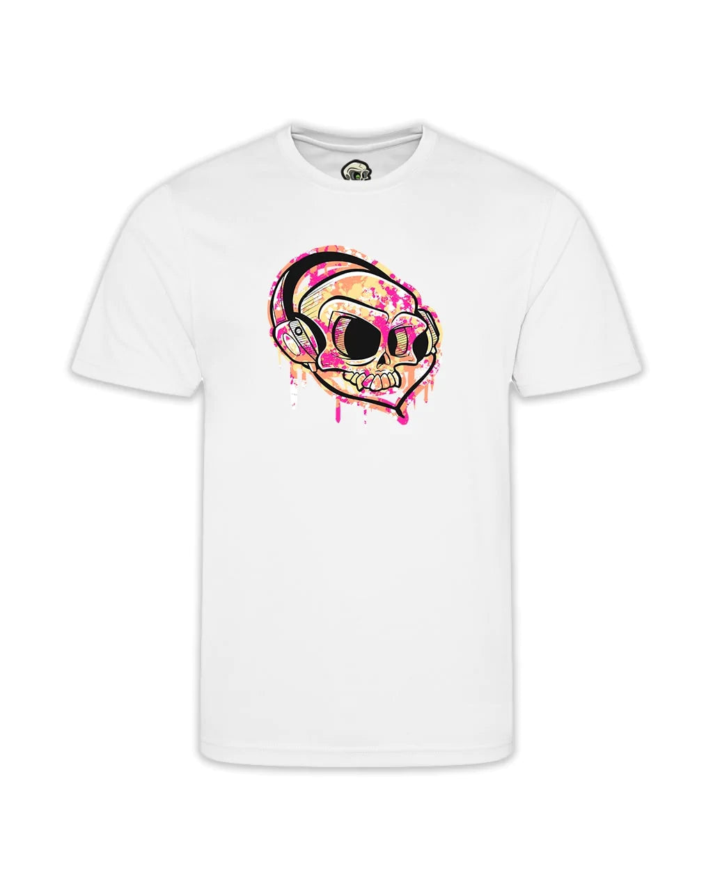 Kids Headphones Mental Health Awareness T-Shirt By Unsubtle Skulls