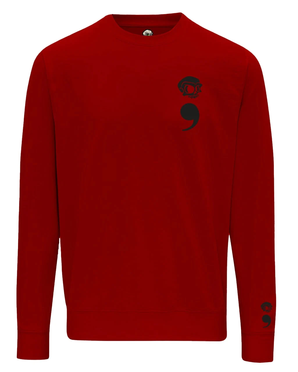 Semi Colon Mental Health Awareness Sweater By Unsubtle Skulls