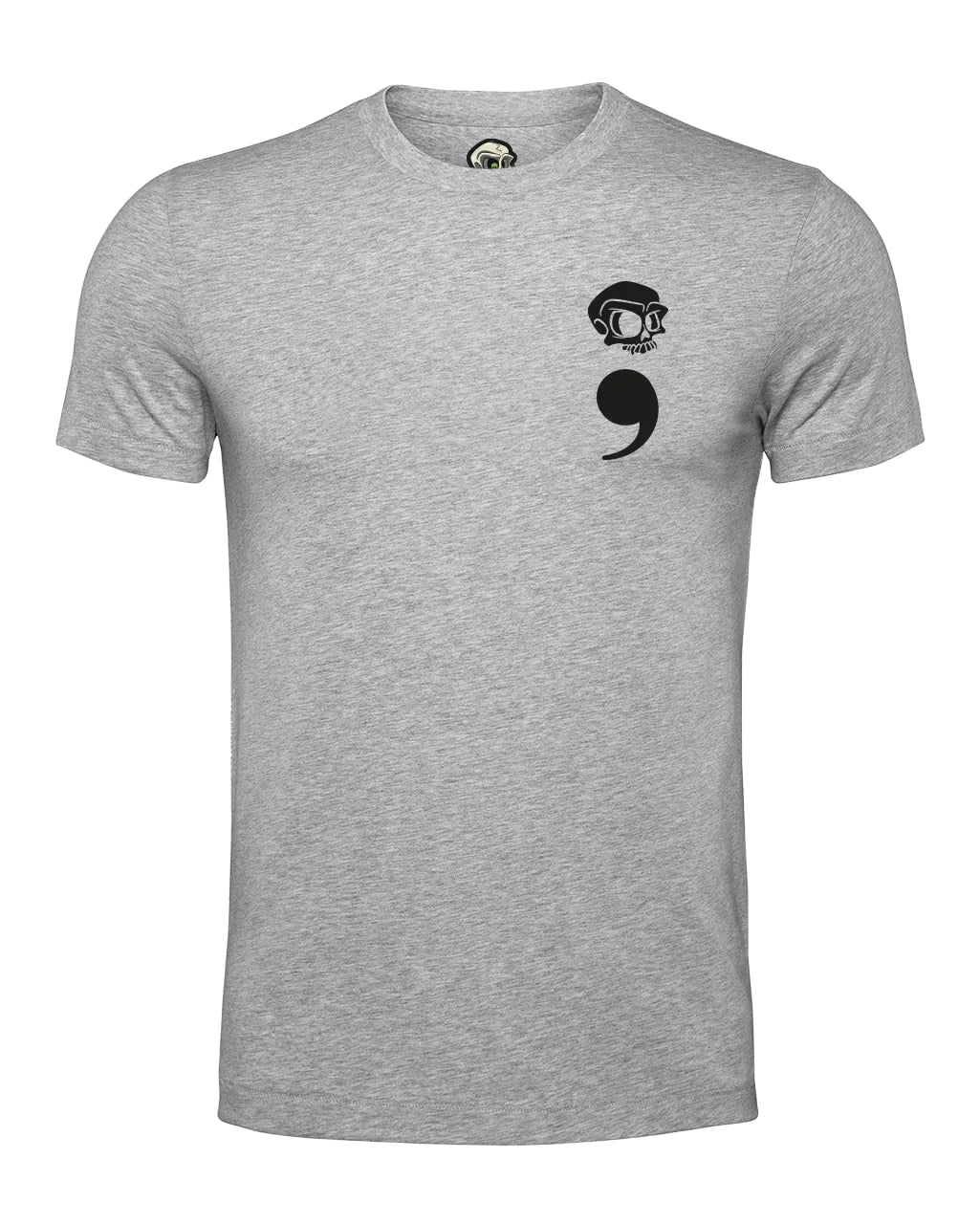 Semi-Colon Mental Health Awareness T-Shirt By Unsubtle Skulls