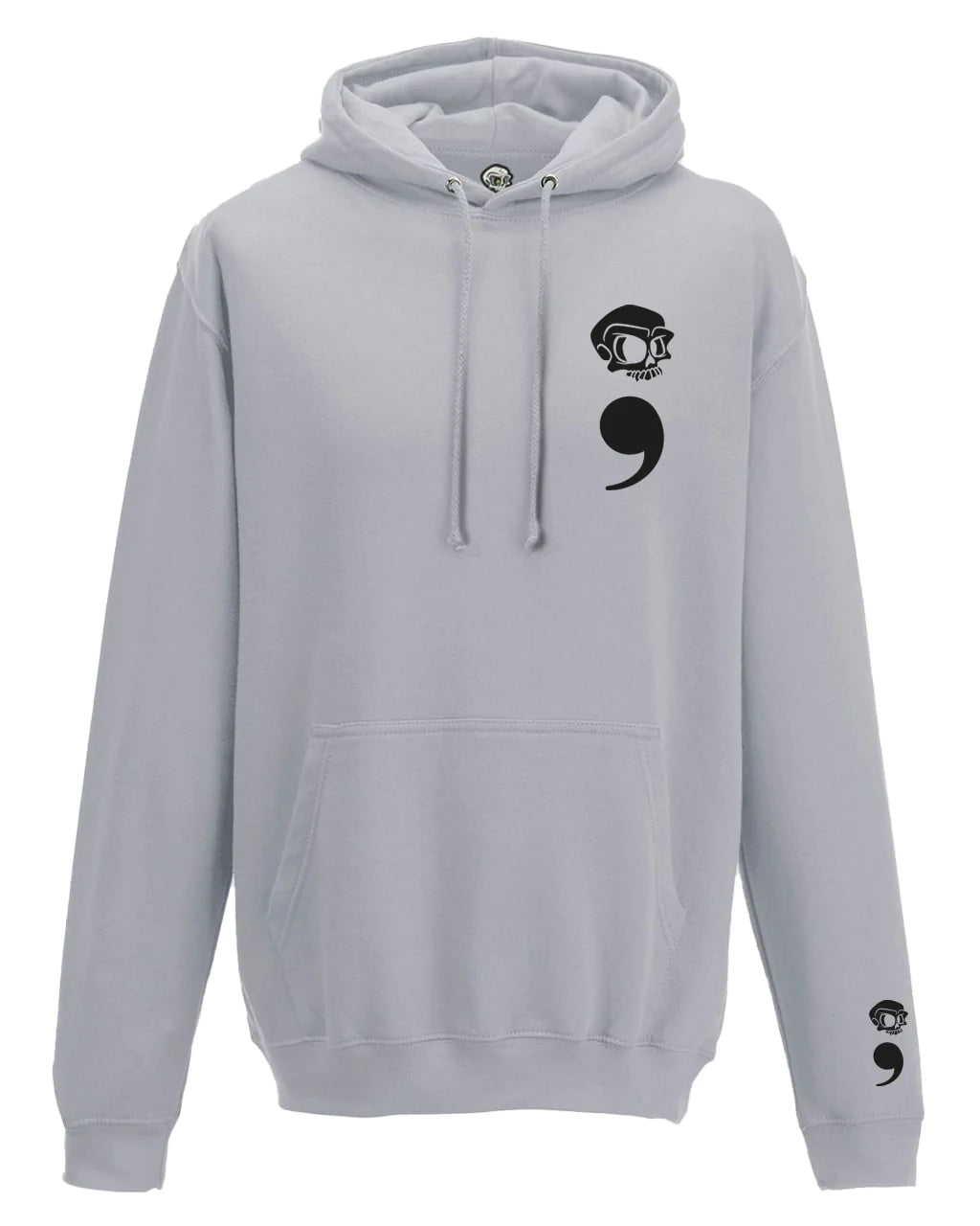 Semi Colon Mental Health Awareness Hoodie By Unsubtle Skulls