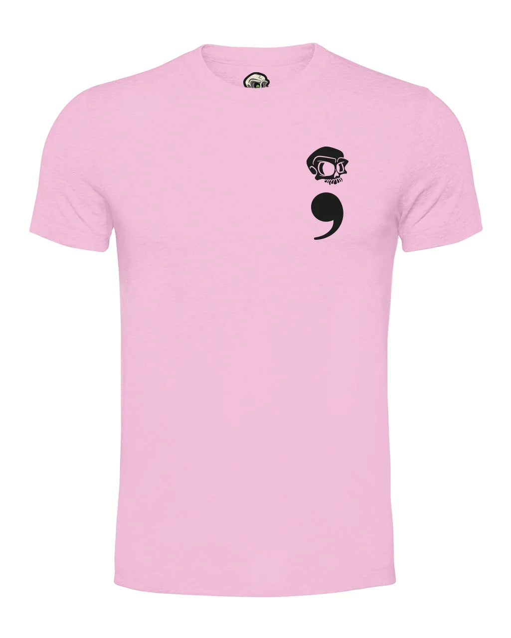 Semi-Colon Mental Health Awareness T-Shirt By Unsubtle Skulls