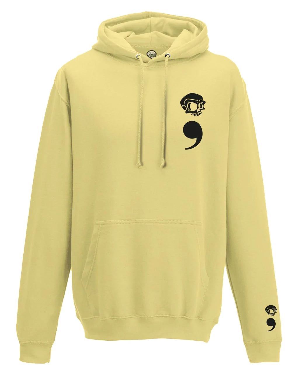 Semi Colon Mental Health Awareness Hoodie By Unsubtle Skulls