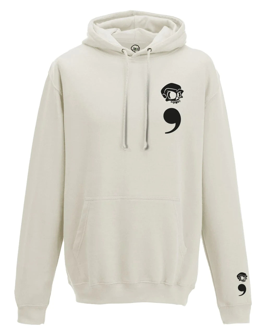 Semi Colon Mental Health Awareness Hoodie By Unsubtle Skulls