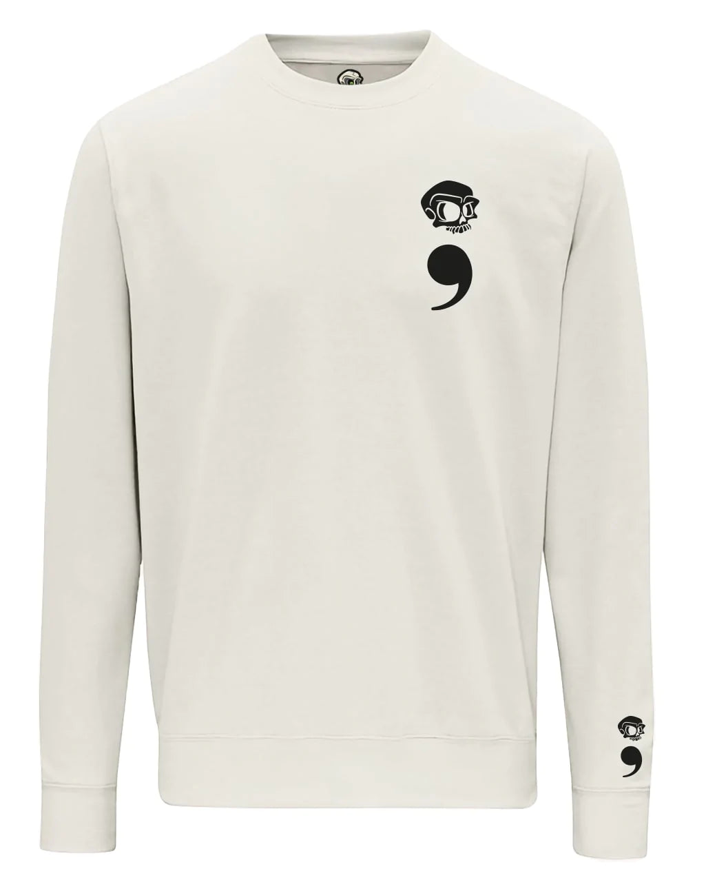 Semi Colon Mental Health Awareness Sweater By Unsubtle Skulls