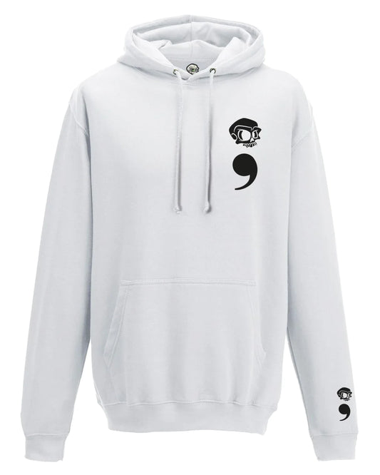 Semi Colon Mental Health Awareness Hoodie By Unsubtle Skulls