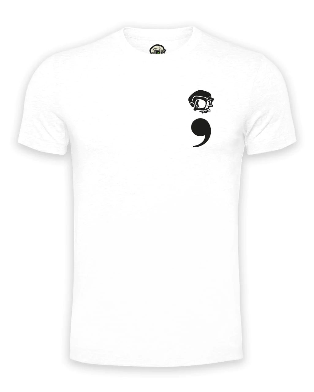 Semi-Colon Mental Health Awareness T-Shirt By Unsubtle Skulls