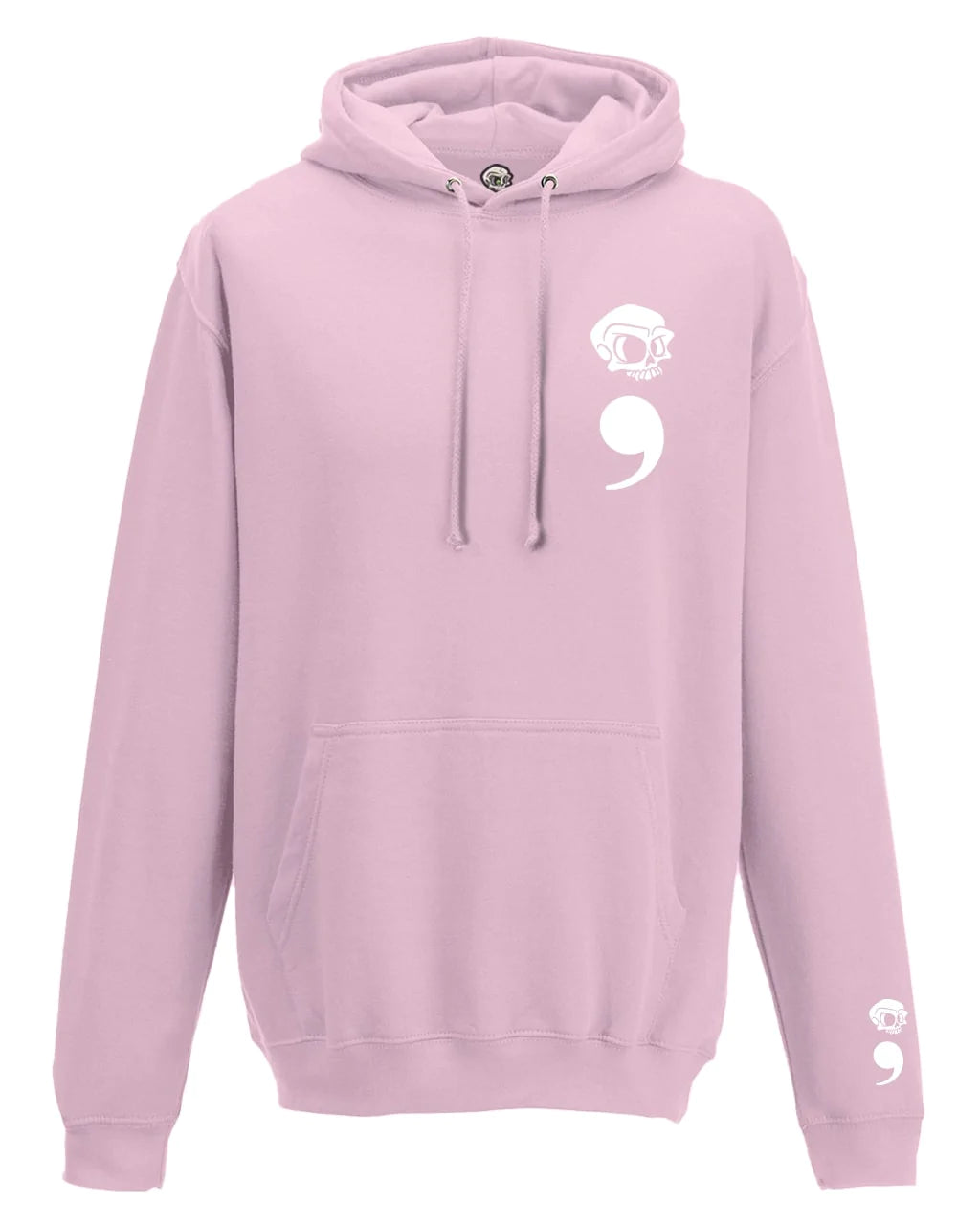 Semi Colon Mental Health Awareness Hoodie By Unsubtle Skulls