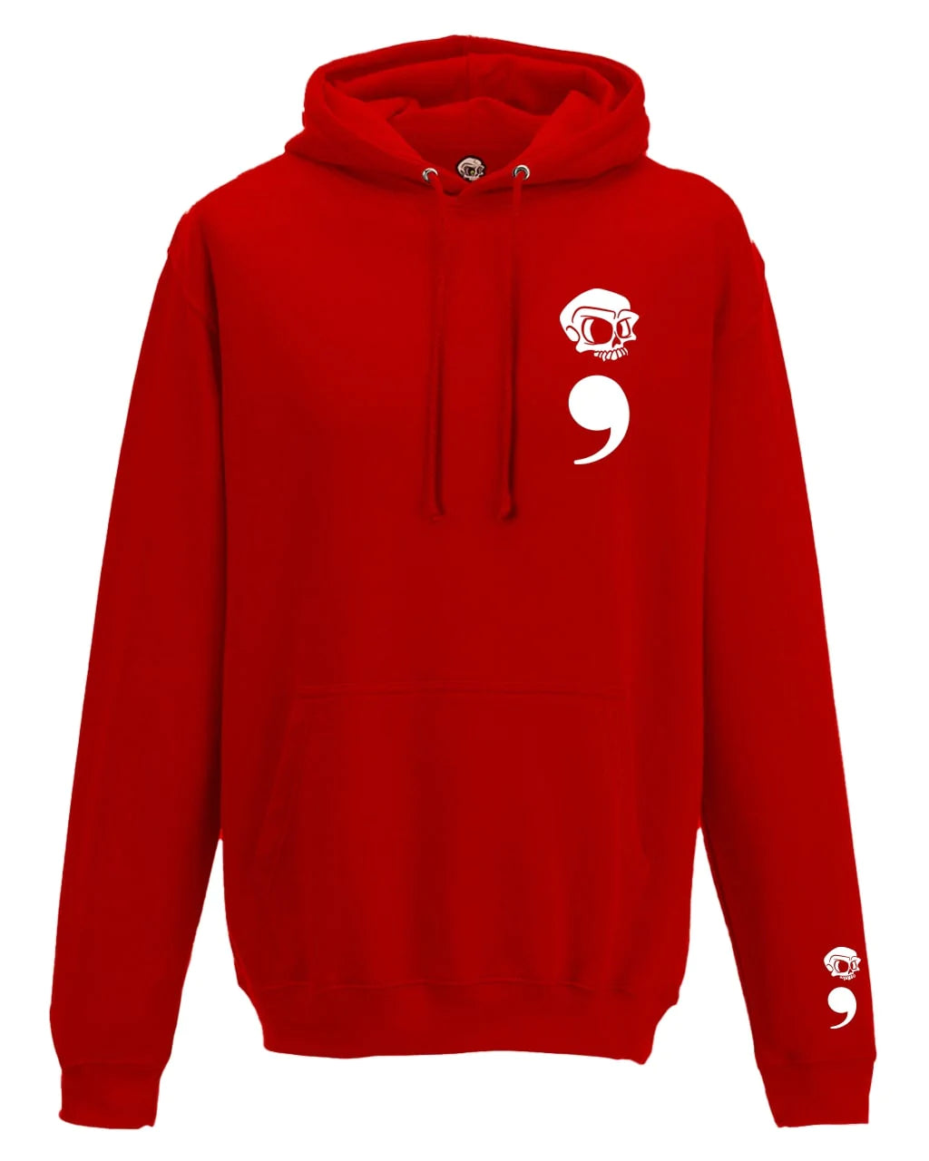 Semi Colon Mental Health Awareness Hoodie By Unsubtle Skulls