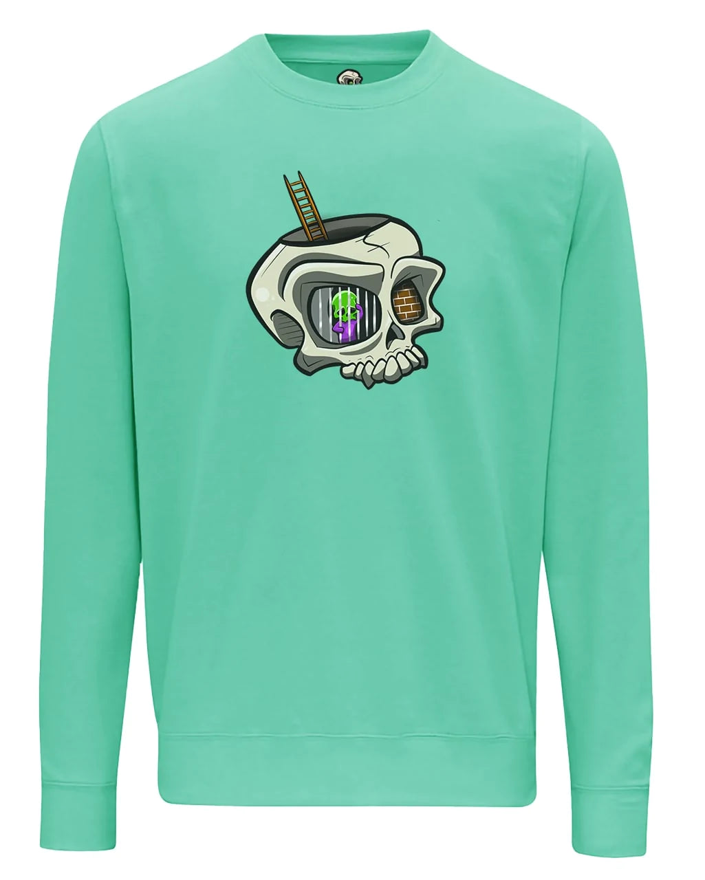 Peppermint Anxiety Mental Health Awareness Sweater By Unsubtle Skulls