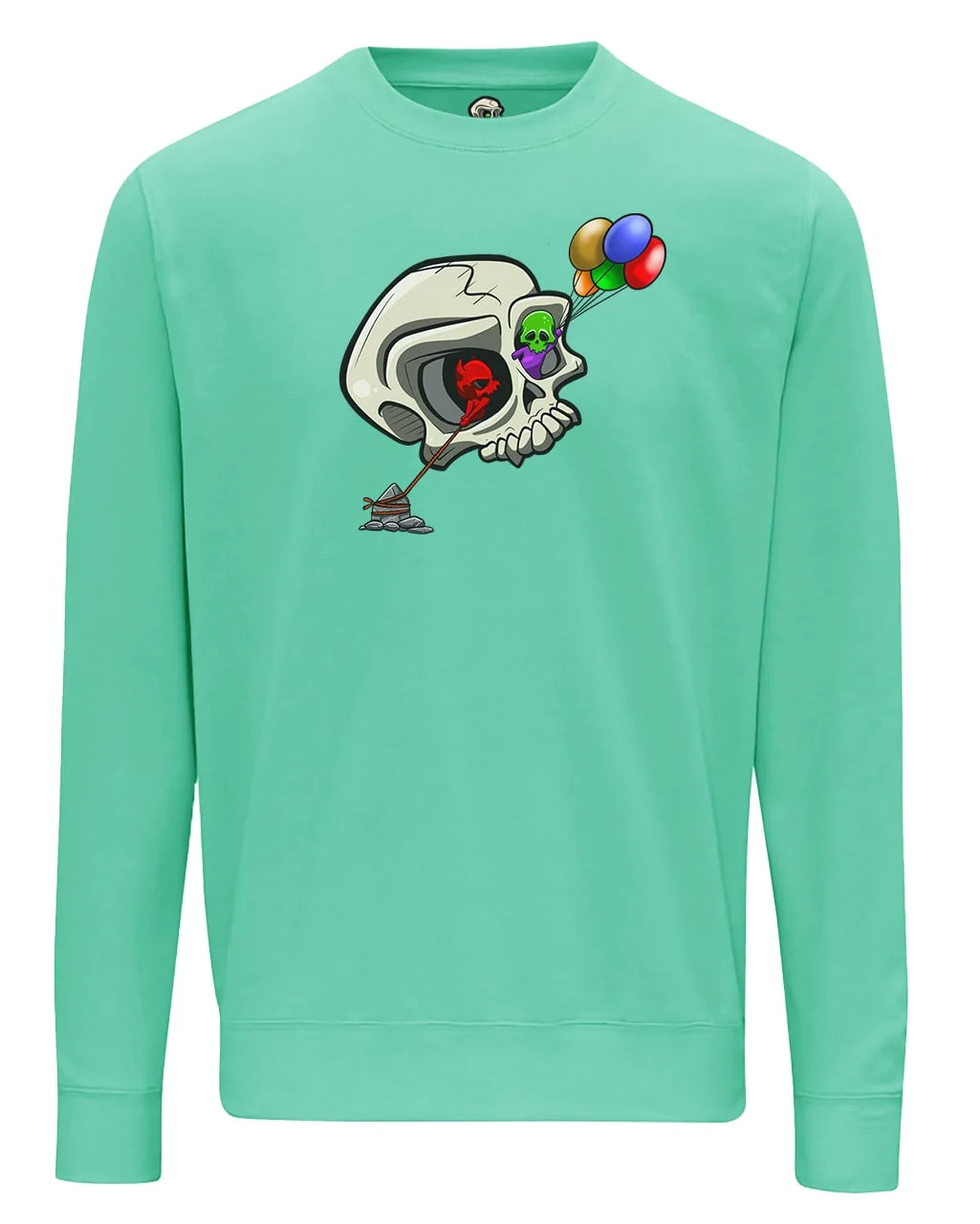 Bipolar Skull Mental Health Awareness Sweater By Unsubtle Skulls