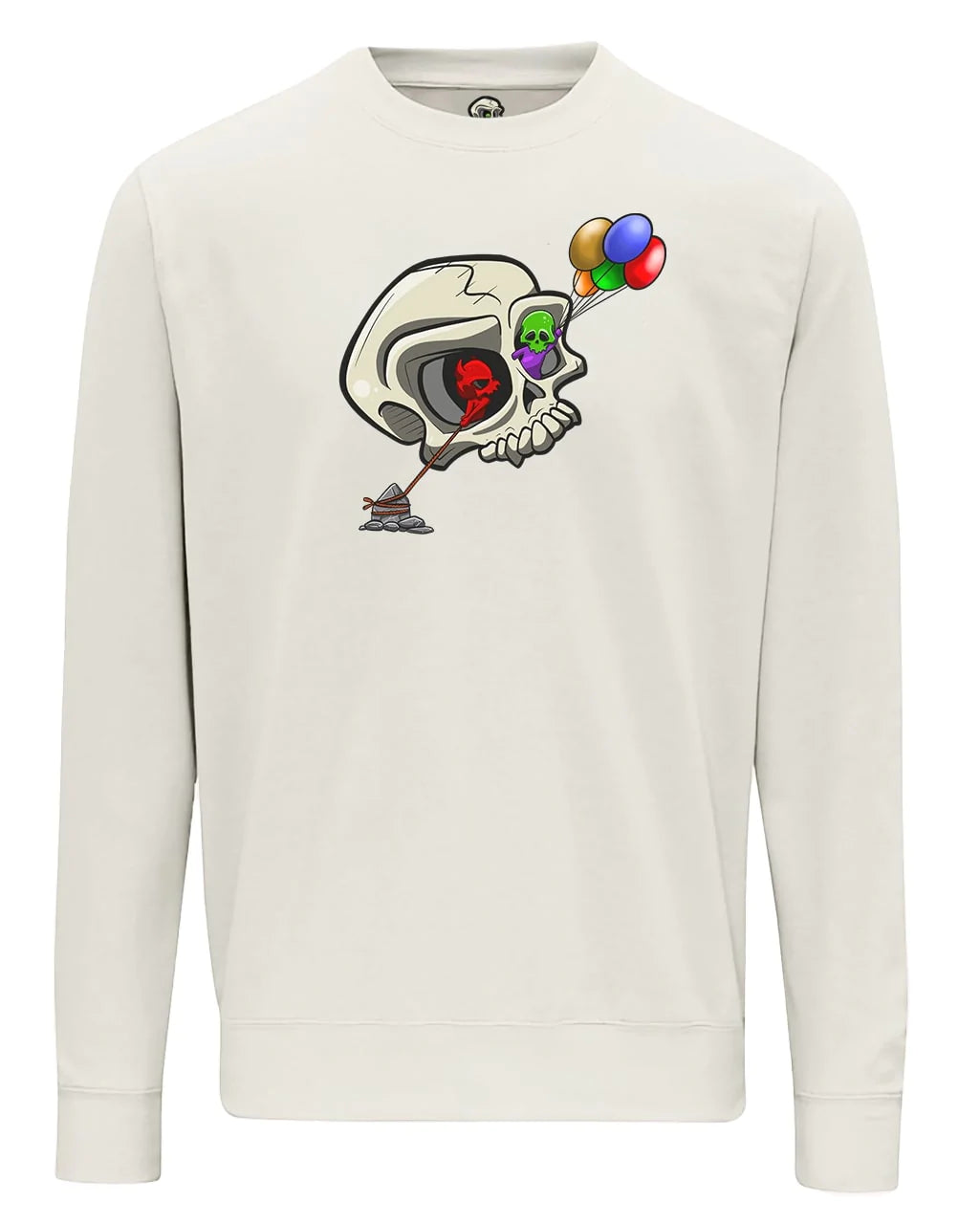 Bipolar Skull Mental Health Awareness Sweater By Unsubtle Skulls