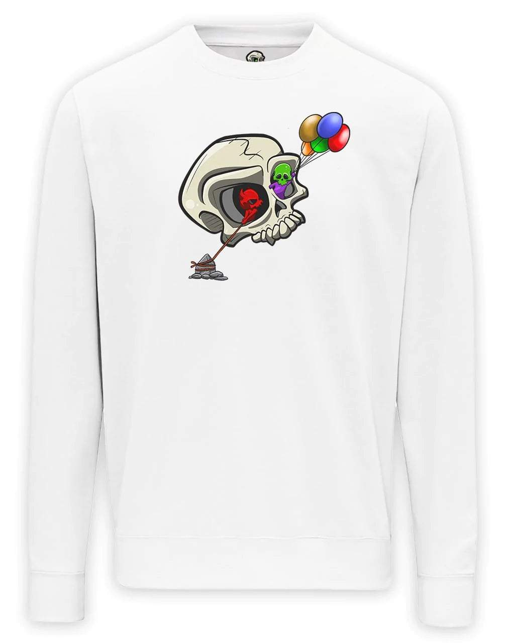 Bipolar Skull Mental Health Awareness Sweater By Unsubtle Skulls