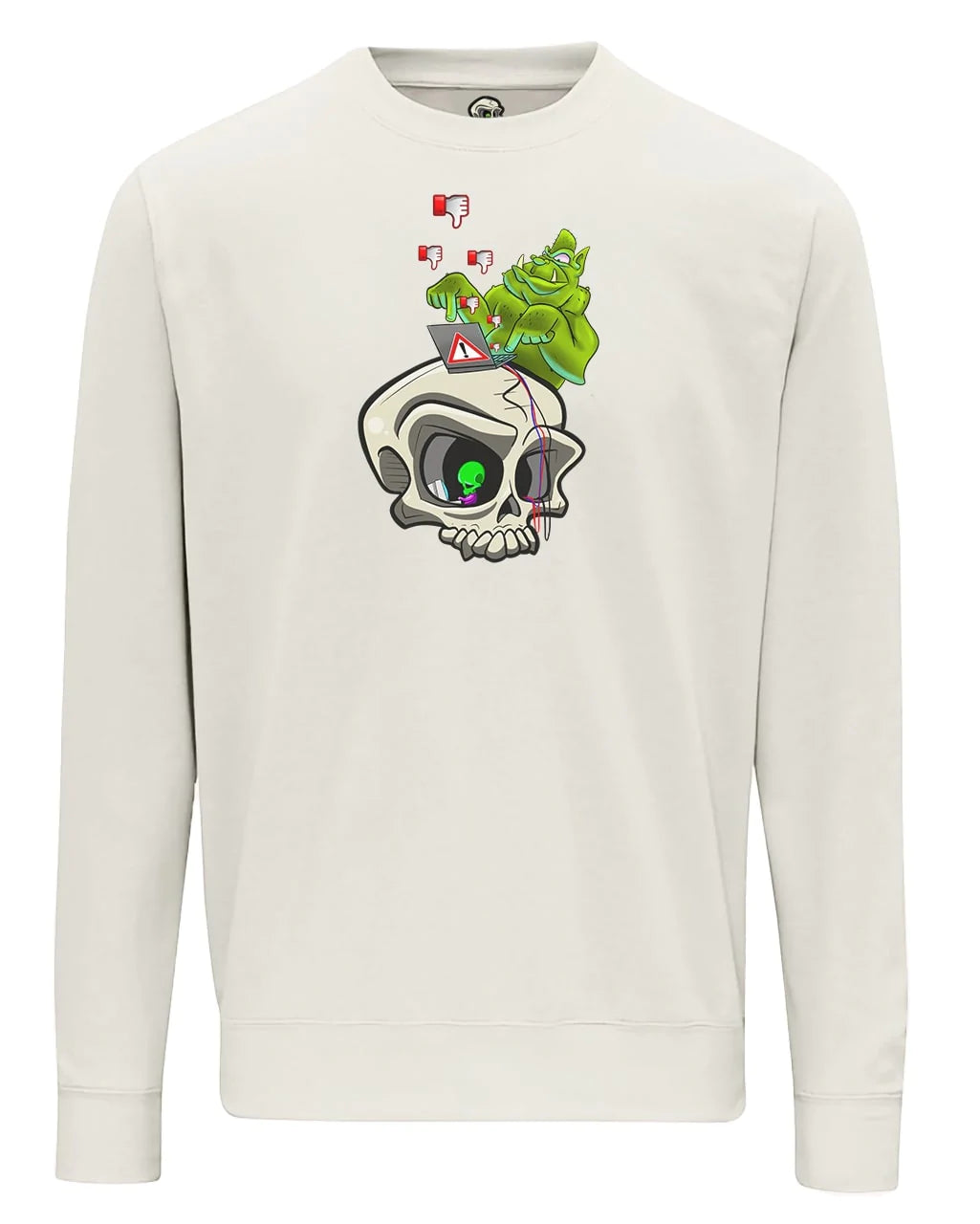 Natural Internet Troll Cyberbullying Awareness Sweater By Unsubtle Skulls