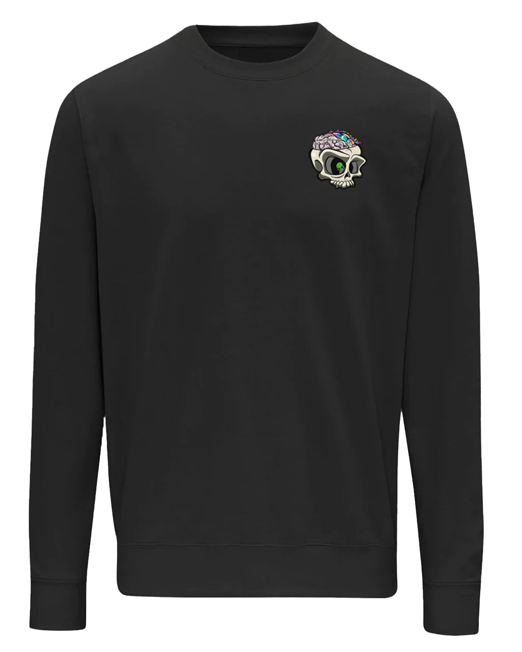 Black ADHD Mental Health Awareness Sweater By Unsubtle Skulls