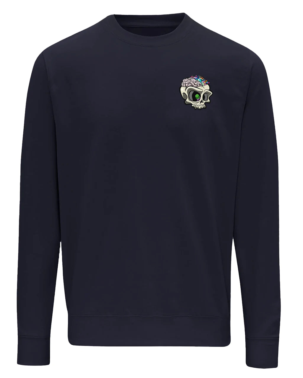 Navy ADHD Mental Health Awareness Sweater By Unsubtle Skulls