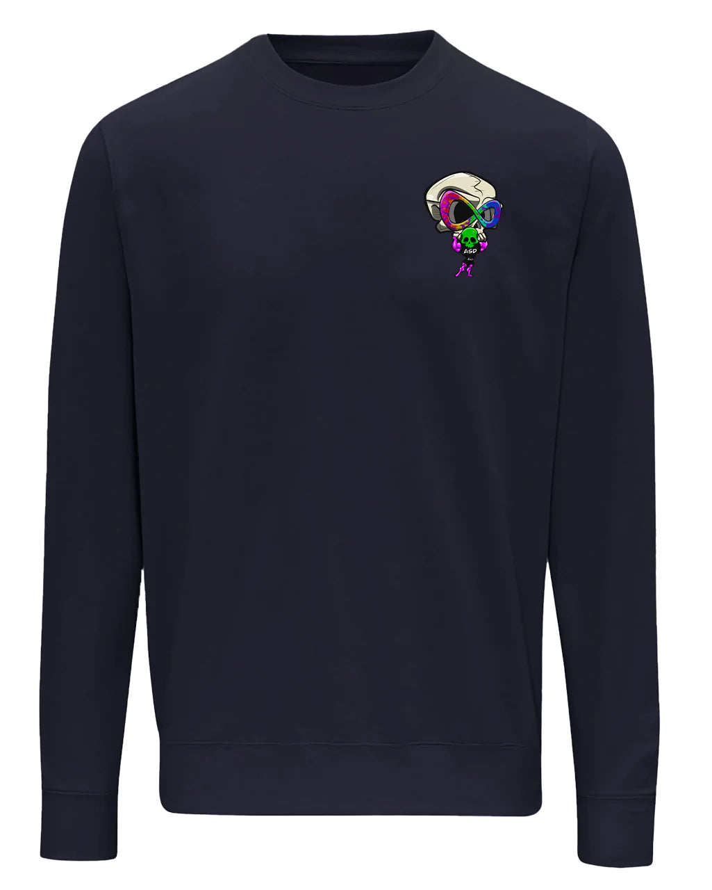 Navy ASD Mental Health Awareness Sweater By Unsubtle Skulls