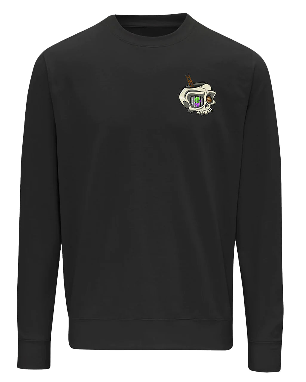 Black Anxiety Mental Health Awareness Sweater By Unsubtle Skulls