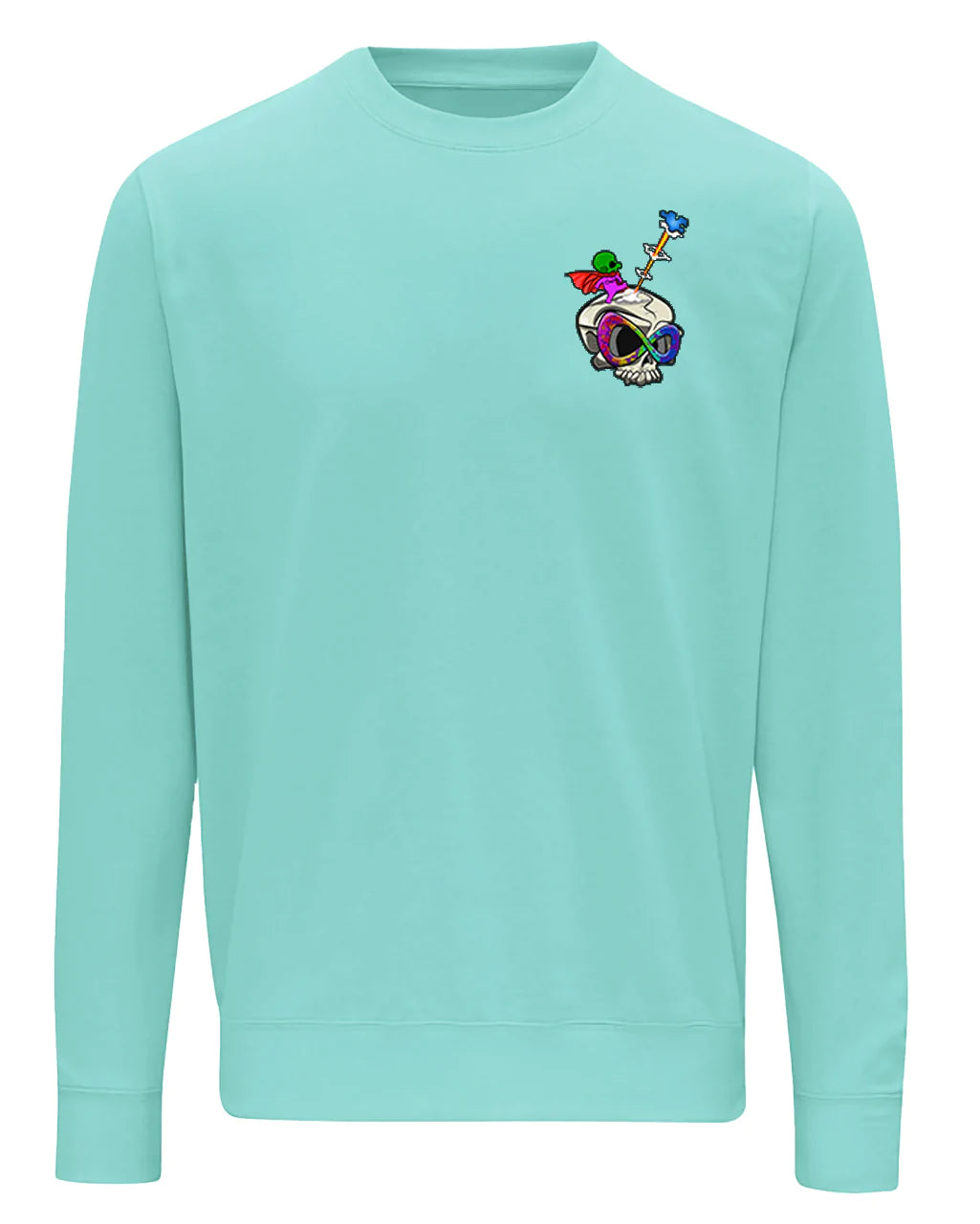Peppermint Autism Mental Health Awareness Sweater By Unsubtle Skulls