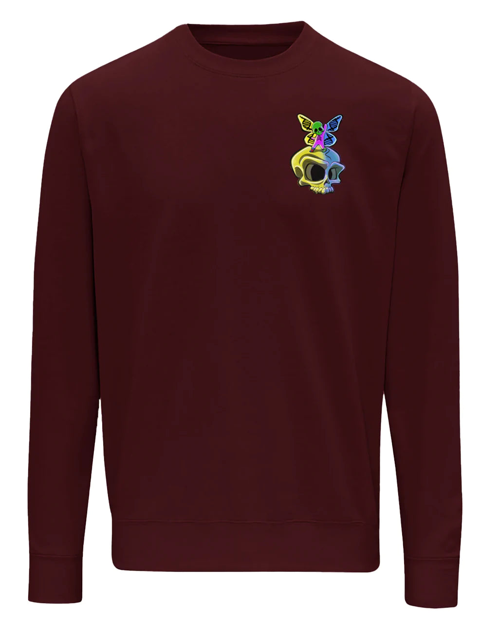 Downsyndrome Skull Mental Health Awareness Sweater By Unsubtle Skulls