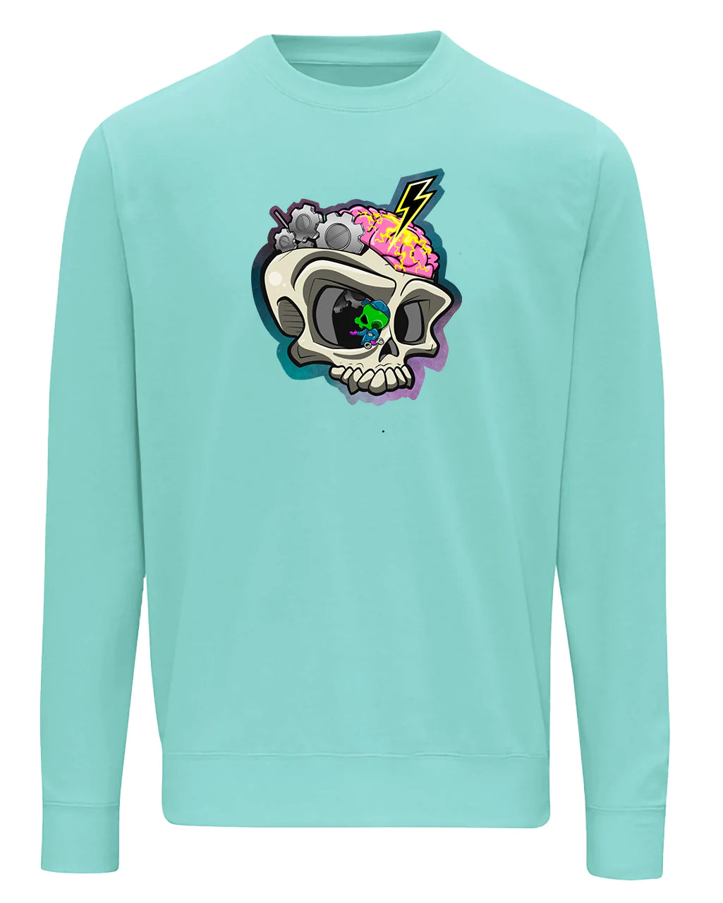 Epilepsy Awareness Skull Sweater / Mental Health Awareness