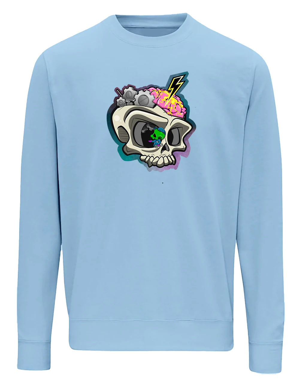 Epilepsy Awareness Skull Sweater / Mental Health Awareness