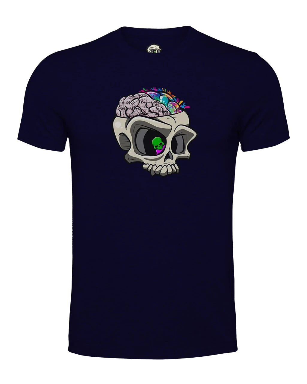 Navy ADHD Mental Health Awareness T-Shirt By Unsubtle Skulls