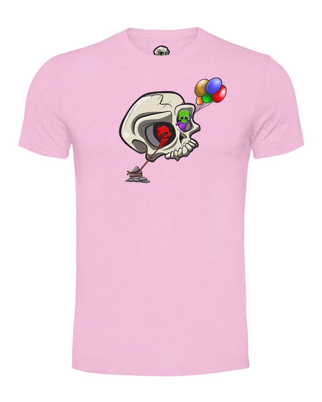 Bipolar Skull Mental Health Awareness T-Shirt By Unsubtle Skulls