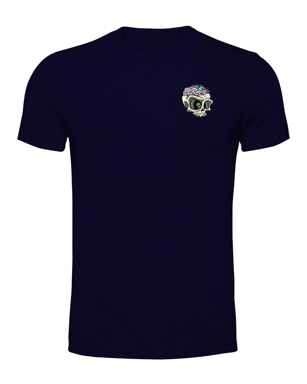 Navy ADHD Mental Health Awareness T-Shirt By Unsubtle Skulls