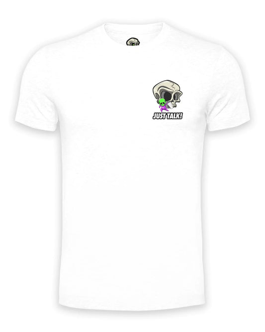 Just Talk Mental Health Awareness T-Shirt By Unsubtle Skulls