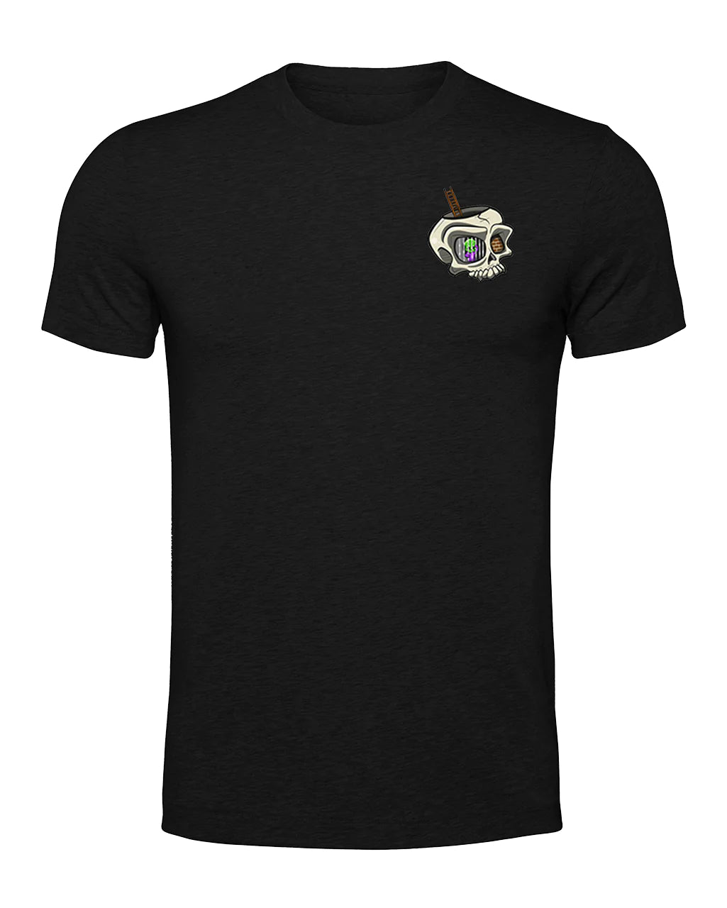 Black Anxiety Mental Health Awareness T-Shirt By Unsubtle Skulls