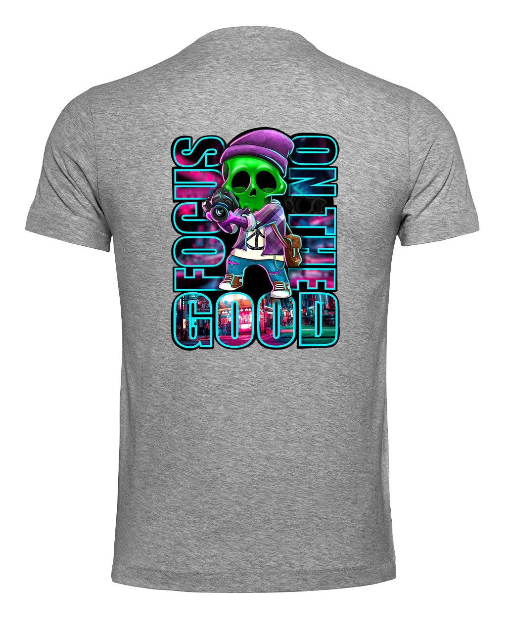 Focus On The Good T-Shirt By Unsubtle Skulls