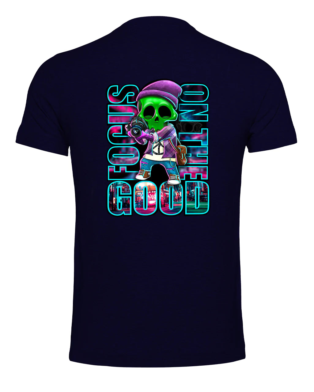 Focus On The Good T-Shirt By Unsubtle Skulls