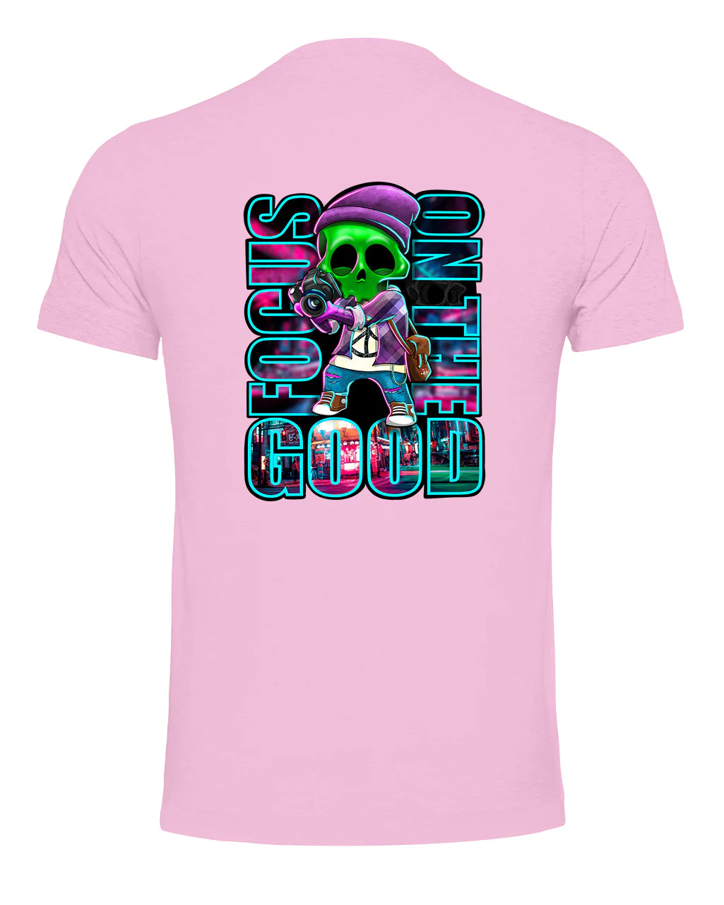 Focus On The Good T-Shirt By Unsubtle Skulls