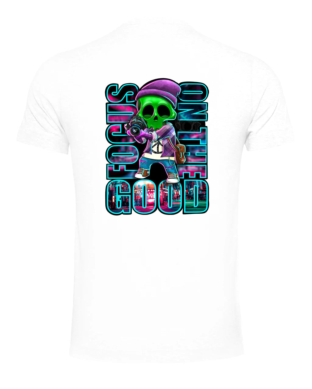 Focus On The Good T-Shirt By Unsubtle Skulls