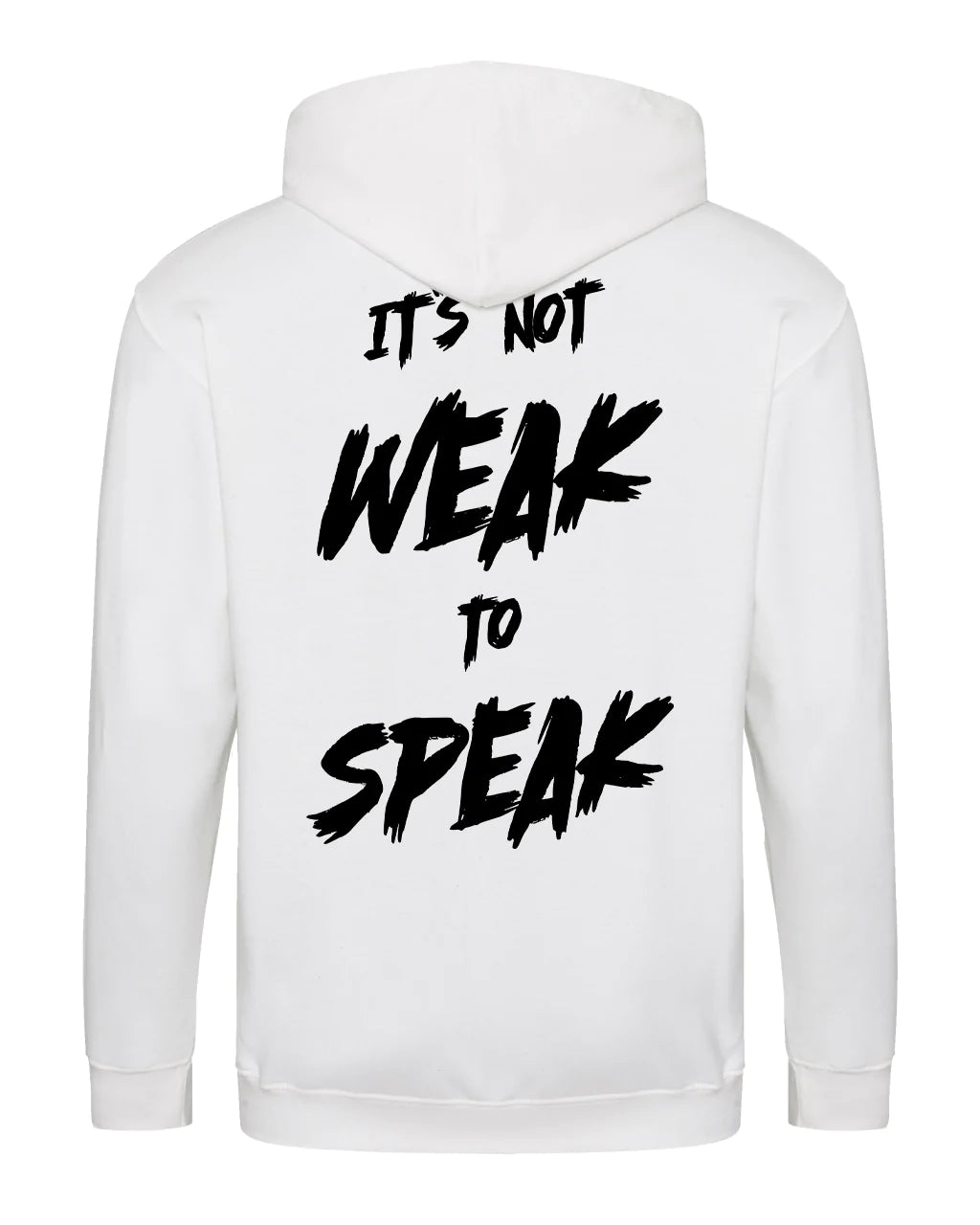 It's Not Weak To Speak Zipped Hoodie / Mental Health Awareness