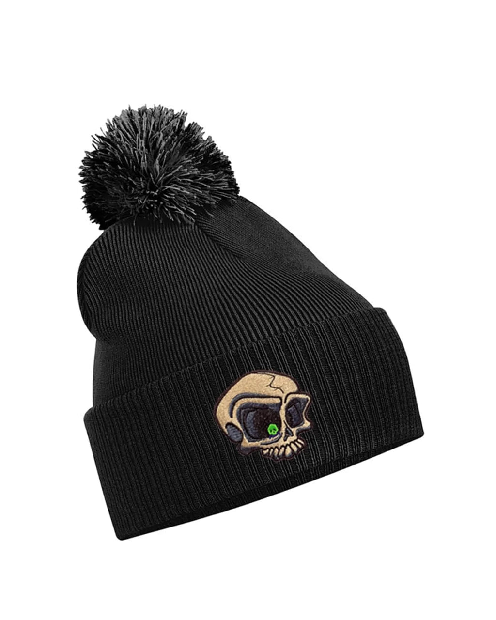 Embroided Mental Health Awareness Bobble Hat By Unsubtle Skulls