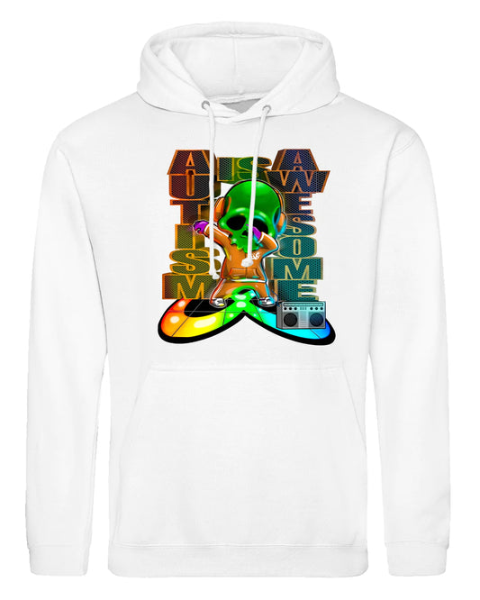 Autism Mental Health Awareness Hoodie By Unsubtle Skulls