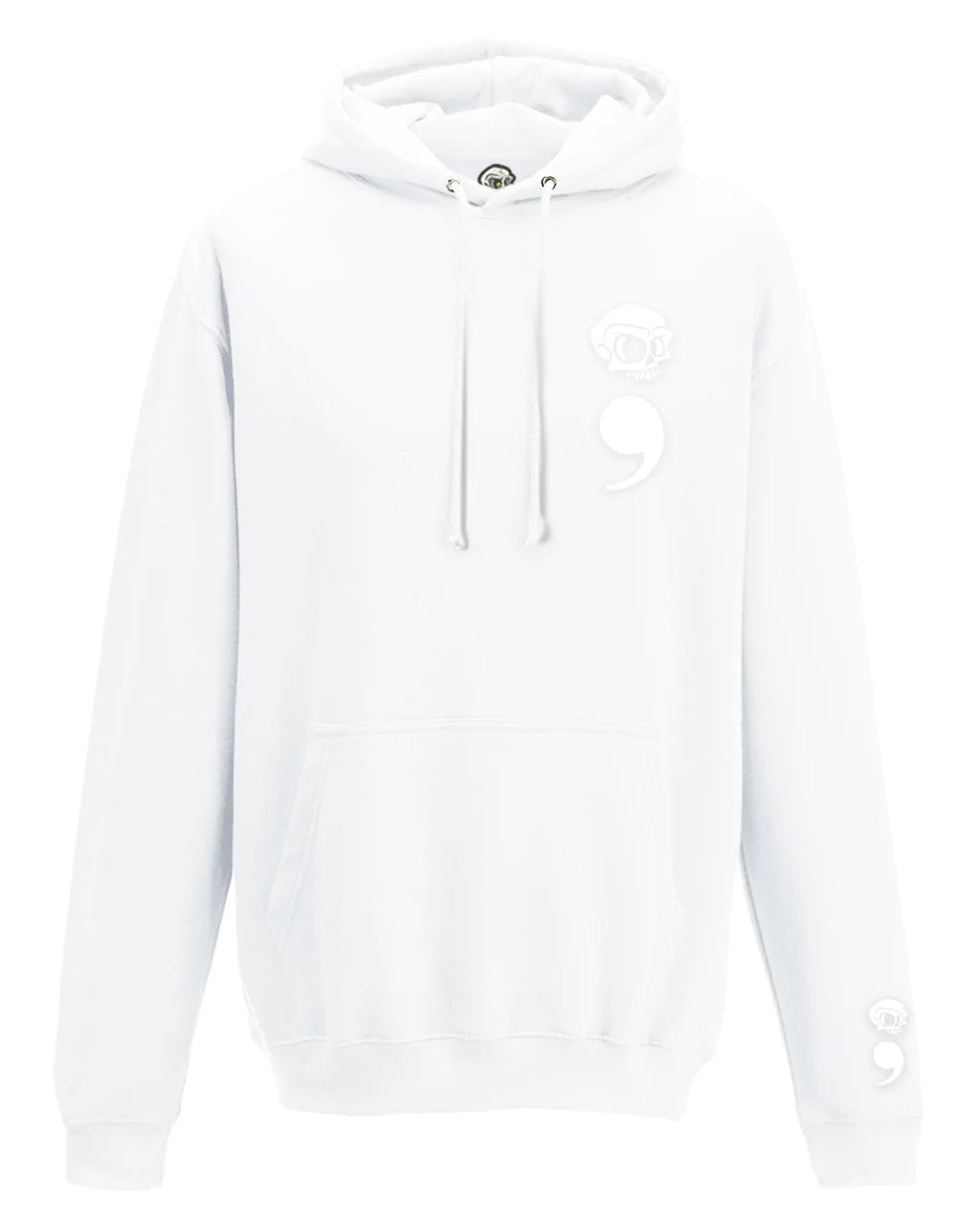 Semi Colon Mental Health Awareness Hoodie By Unsubtle Skulls